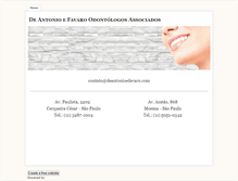 Tablet Screenshot of deantonioefavaro.com